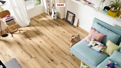 HARO Laminat Tritty 100 Gran Via 4V Eiche italica creme